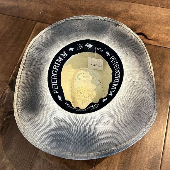 Free People x Peter Grimm Levon Distressed Straw Hat - Picture 5 of 12